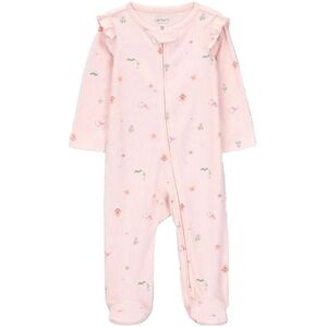 Carter's Pink Floral Baby Footie